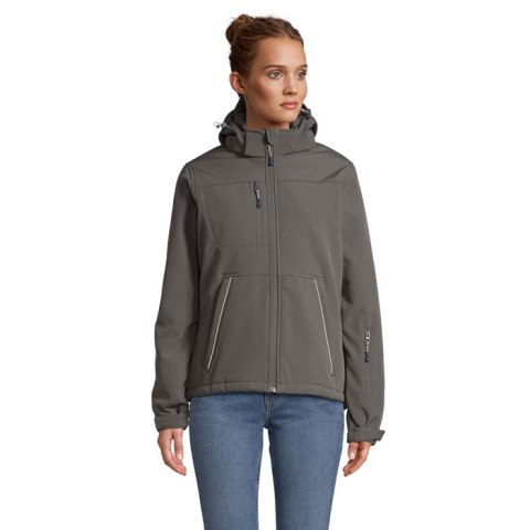 ROCK WOMEN WINTER SOFTSHELL charcoal grey S (S46804-CR-S)
