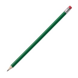 Ołówek z gumką kolor Zielony