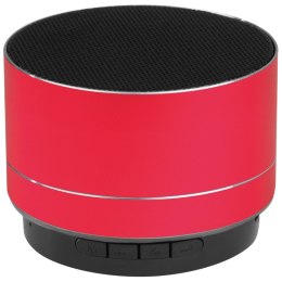 Aluminiowy głośnik Bluetooth kolor Czerwony