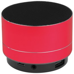 Aluminiowy głośnik Bluetooth kolor Czerwony