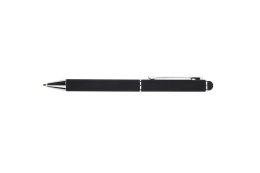 Długopis metalowy touch pen, soft touch CLAUDIE Pierre Cardin kolor Czarny