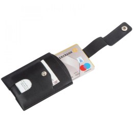 Etui na karty kredytowe RFID kolor Czarny