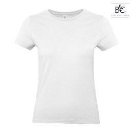 T-shirt damski #E190 (B37E) kolor Biały