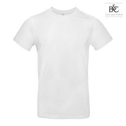 T-shirt męski #E190 (B04E) kolor Biały