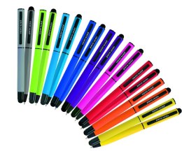 Zestaw piśmienny touch pen, soft touch CELEBRATION Pierre Cardin kolor Jasnozielony