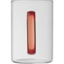 Szklany kubek 250 ml kolor Czerwony