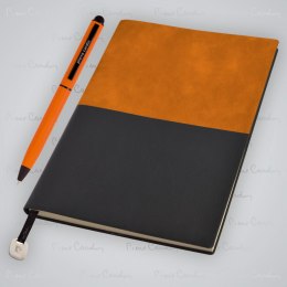 Notes A5 i długopis REPORTER Pierre Cardin kolor Pomarańczowy