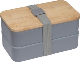 Lunchbox z dwiema przegródkami kolor Szary