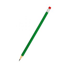 Ołówek z gumką kolor Zielony