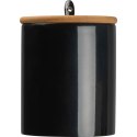 Kubek ceramiczny z łyżeczką 300 ml kolor Czarny