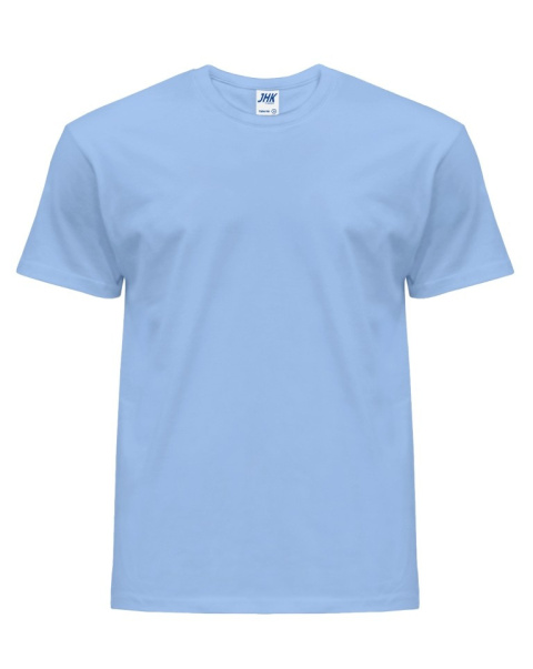 T-shirt PREMIUM z twoim napisem lub grafiką | Jasny niebieski