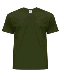 T-shirt PREMIUM z twoim napisem lub grafiką | Leśna zieleń
