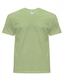 T-shirt PREMIUM z twoim napisem lub grafiką | Pale green