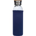 Szklana butelka 600 ml kolor Granatowy