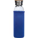 Szklana butelka 600 ml kolor Niebieski