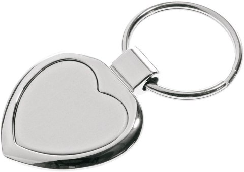 Brelok metalowy Stout Heart, srebrny