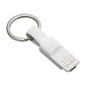 Brelok USB Hook Up, biały