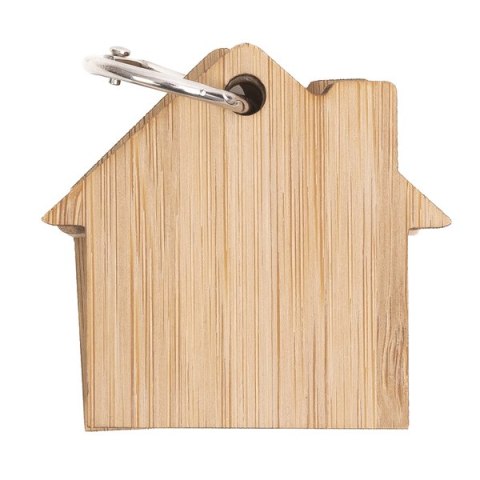 Bambusowy brelok z karteczkami memo Homeland, beżowy