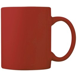 Kubek ceramiczny LISSABON 300 ml kolor czerwony