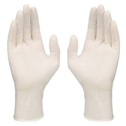 Rękawiczki lateksowe rozmiar L 100 szt. kolor biały