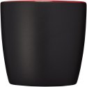 Kubek ceramiczny Riviera czarny, czerwony