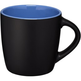 Kubek ceramiczny Riviera czarny, niebieski