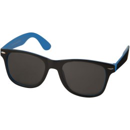 Okulary przeciwsłoneczne Sun Ray z dwoma kolorowymi wstawkami niebieski, czarny