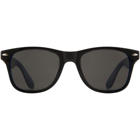 Okulary przeciwsłoneczne Sun Ray z dwoma kolorowymi wstawkami niebieski, czarny