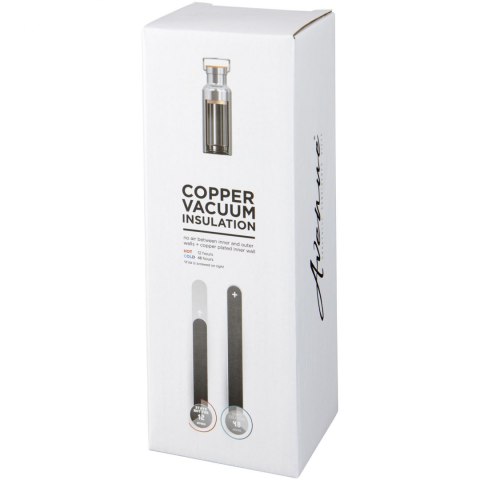 Miedziany, izolowany próżniowo bidon Thor o pojemności 480 ml biały