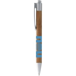 Długopis bambusowy Borneo piasek pustyni, srebrny
