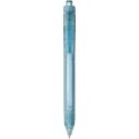 Długopis z recyklingu Vancouver niebieski przezroczysty