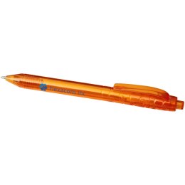Długopis z recyklingu Vancouver pomaranczowy przezroczysty