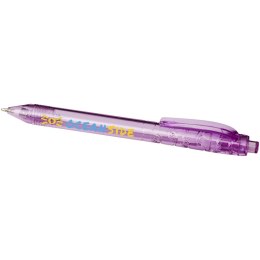 Długopis z recyklingu Vancouver przezroczysty fioletowy