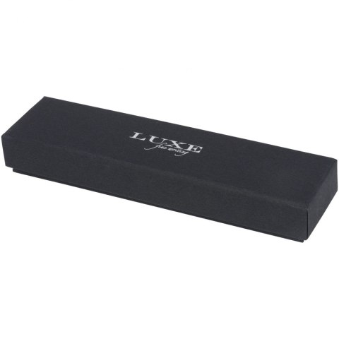 Długopis Loure z drewnianym korpusem czarny, ciemnobrązowy