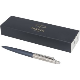 Matowy długopis Jotter XL z chromowanym wykończeniem niebieski