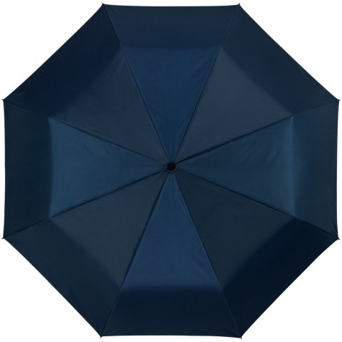 Automatyczny parasol składany 21,5" Alex granatowy, srebrny
