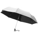 Automatyczny parasol składany 21,5" Alex srebrny, czarny