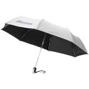 Automatyczny parasol składany 21,5" Alex srebrny, czarny