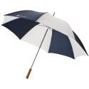 Parasol golfowy Karl 30'' z drewnianą rączką granatowy, biały