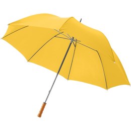 Parasol golfowy Karl 30'' z drewnianą rączką żółty