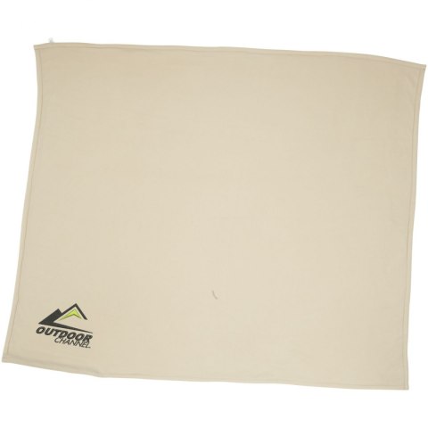 Pled z miękkiego polaru i sherpy Springwood złamana biel