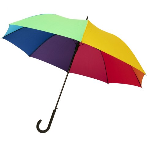 Wiatroodporny parasol 23" Sarah z automatycznym otwieraniem tęczowy