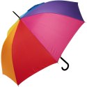 Wiatroodporny parasol 23" Sarah z automatycznym otwieraniem tęczowy
