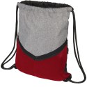 Sportowy plecak Voyager z troczkami czerwony, szary