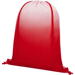 Gradientowy plecak Oriole ściągany sznurkiem czerwony