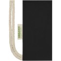 Orissa plecak ściągany sznurkiem z bawełny organicznej z certyfikatem GOTS o gramaturze 100 g/m² czarny