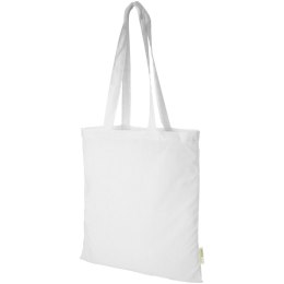 Orissa torba na zakupy z bawełny organicznej z certyfikatem GOTS o gramaturze 100 g/m² biały