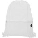 Siateczkowy plecak Oriole ściągany sznurkiem biały