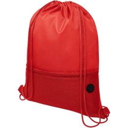 Siateczkowy plecak Oriole ściągany sznurkiem czerwony