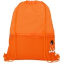 Siateczkowy plecak Oriole ściągany sznurkiem pomarańczowy